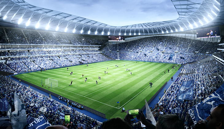 Tottenham Begins Two-Year Transition to a New Stadium - Soccer Stadium  Digest