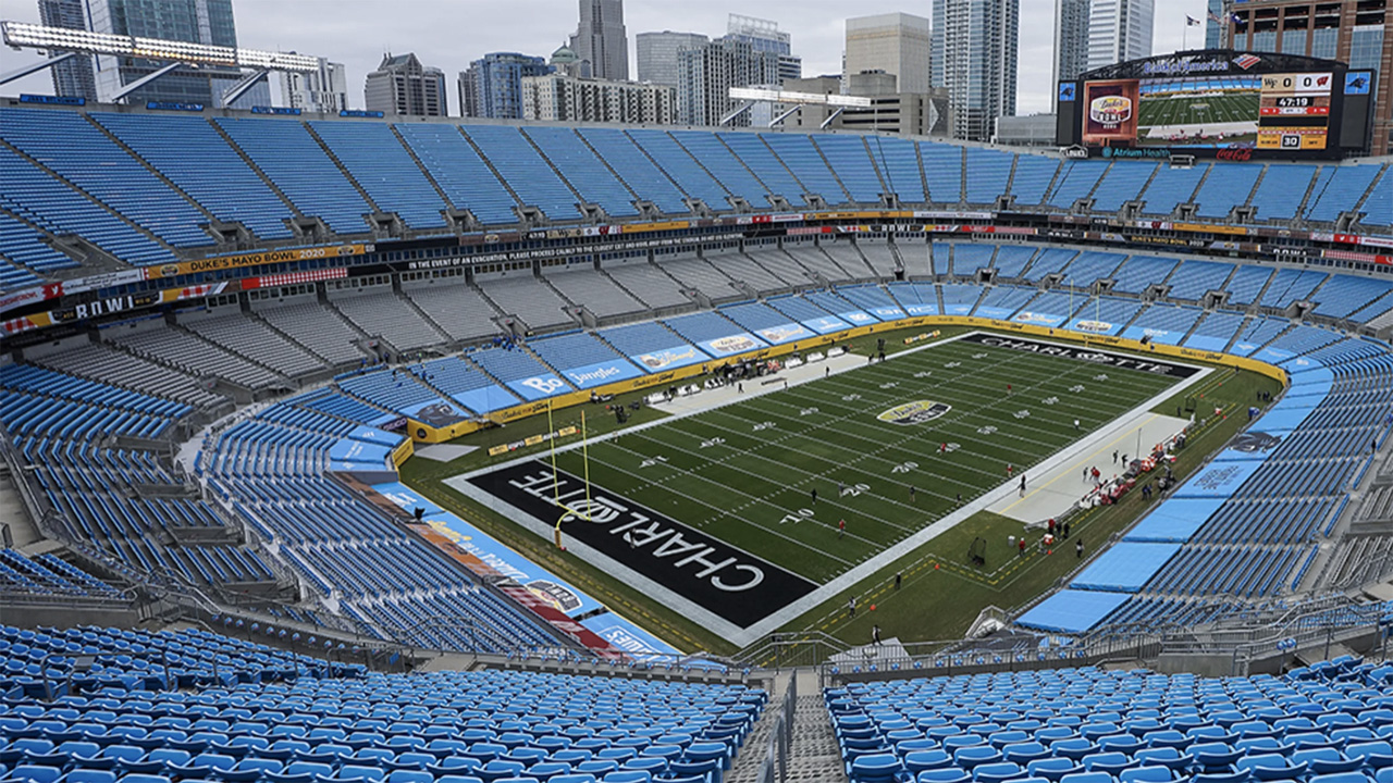 Bank of America Stadium transitioning to artificial turf before