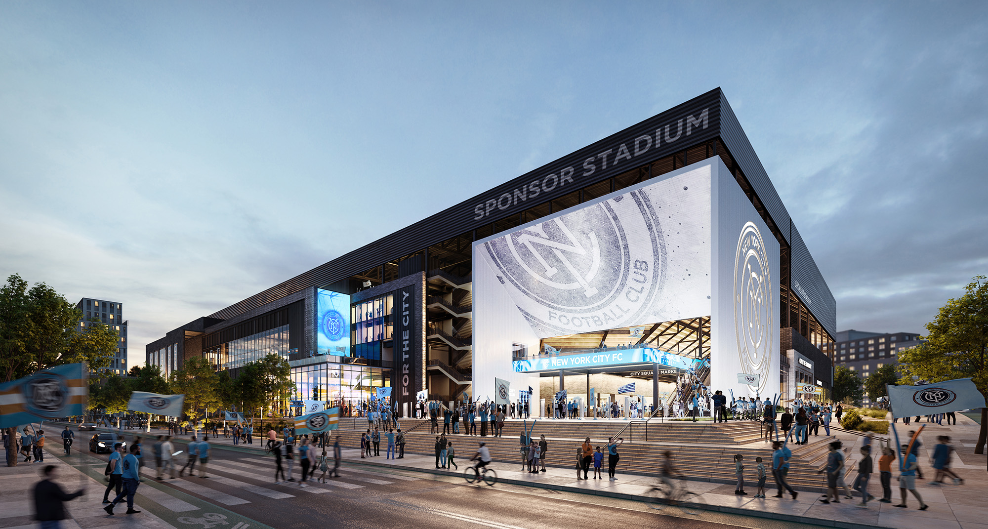 Updated renderings released for new NYCFC stadium Soccer Stadium Digest