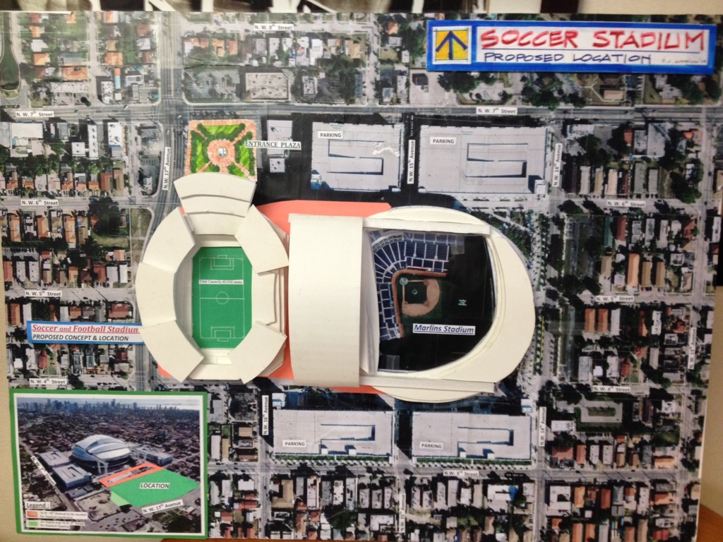 Proposed Miami soccer stadium location