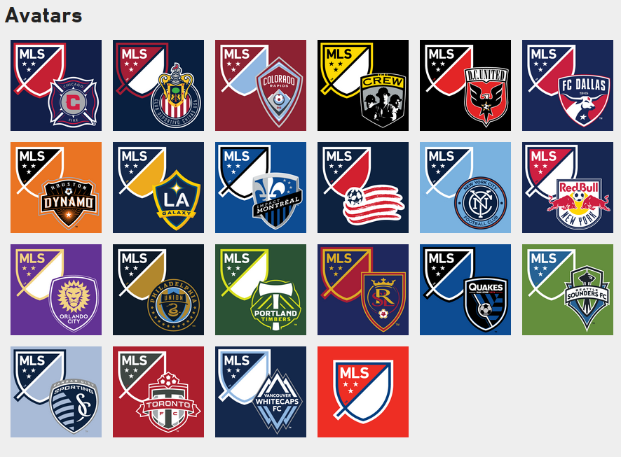 MLS teams and logos