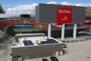 Rio Tinto Stadium solar array