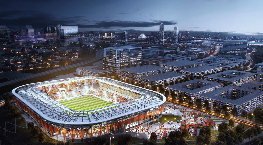 Proposed Sacramento stadium