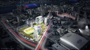 Proposed Detroit MLS stadium