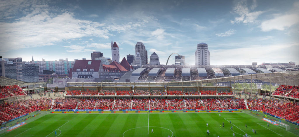 MLS St. Louis Stadium rendering