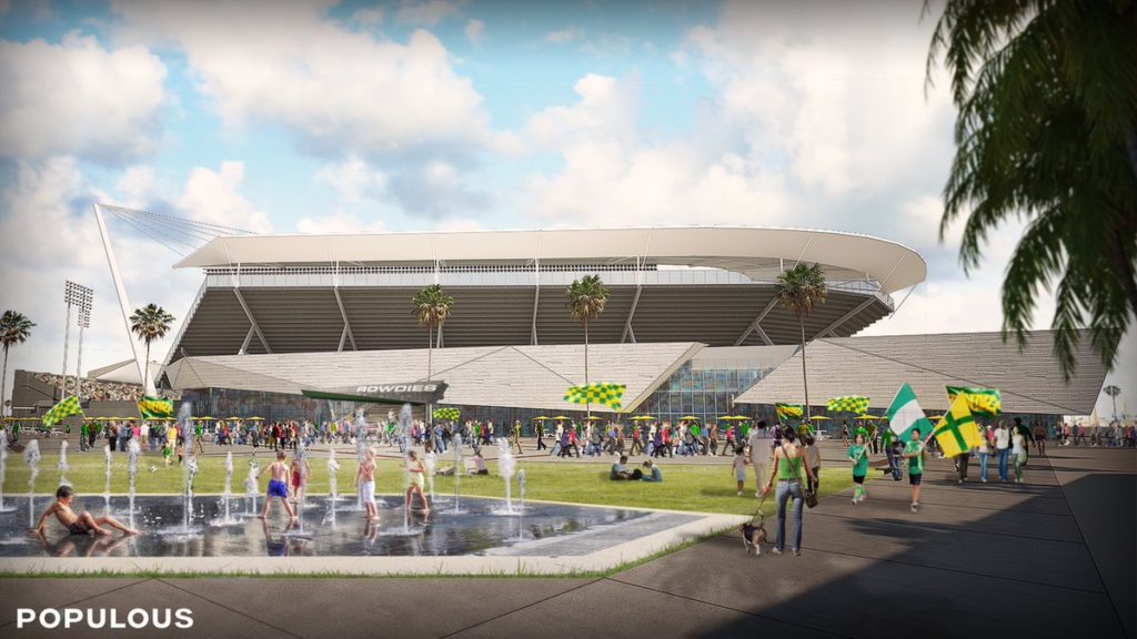 Al Lang Stadium renovation rendering