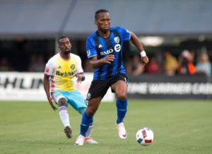 Didier Drogba with Montreal Impact