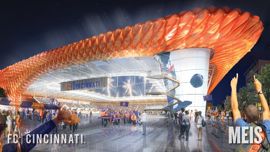 FC Cincinnati Stadium rendering