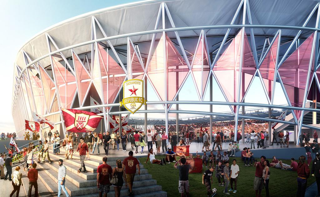 Sacramento Republic FC stadium rendering