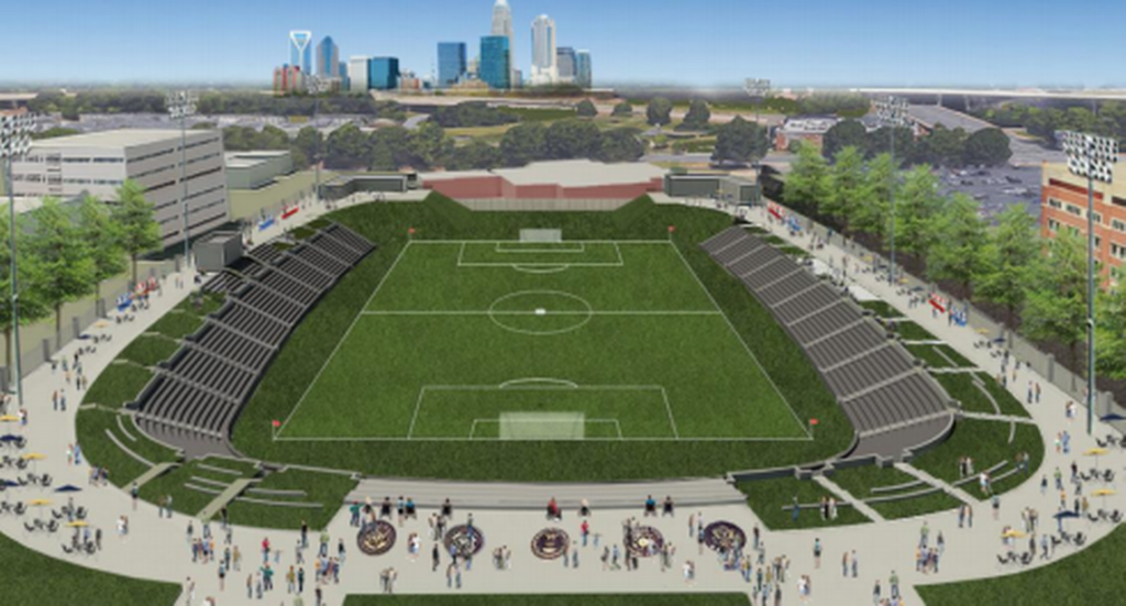Memorial Stadium rebuild rendering
