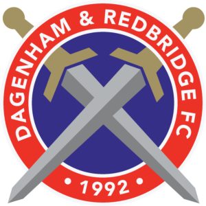 DAGENHAM & REDBRIDGE FC 'HOME OF THE DAGGERS' REPLICA ROAD SIGN 