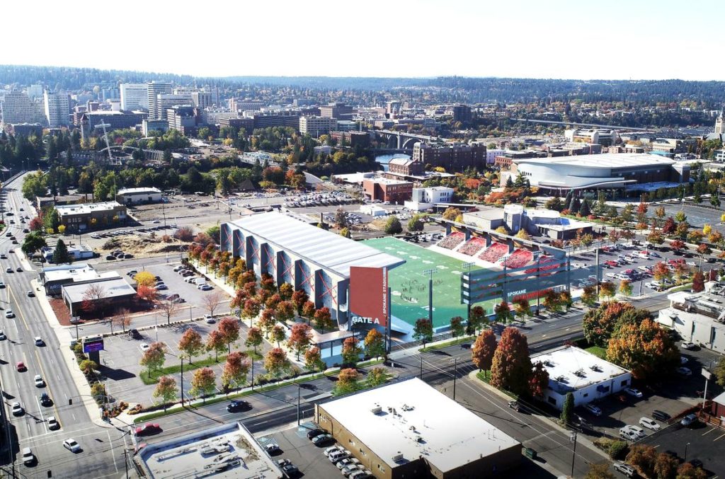Spokane Stadium rendering