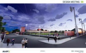 Cottingham Stadium rendering