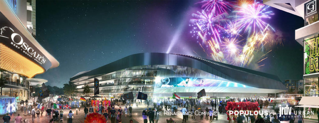 Las Vegas MLS stadium rendering Cashman Field