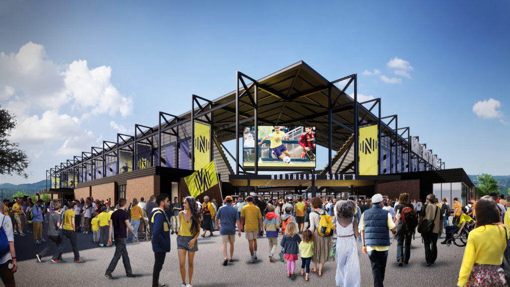 Nashville SC stadium rendering August 2019