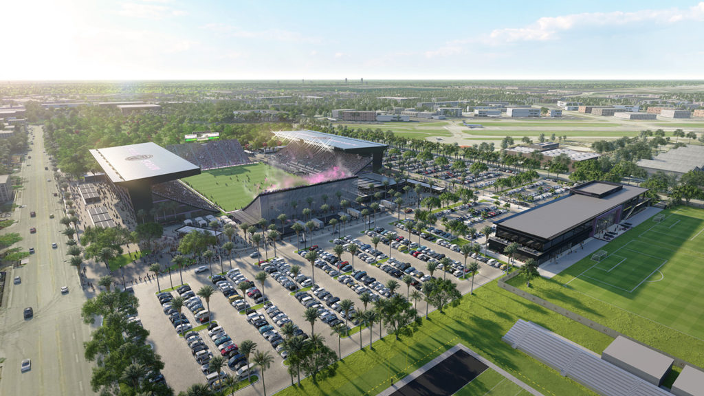 Inter Miami CF Fort Lauderdale stadium rendering