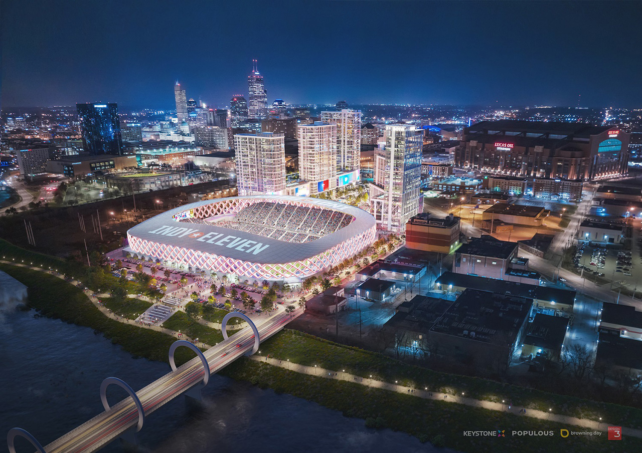 New Eleven Park stadium development unveiled by Indy Eleven Soccer