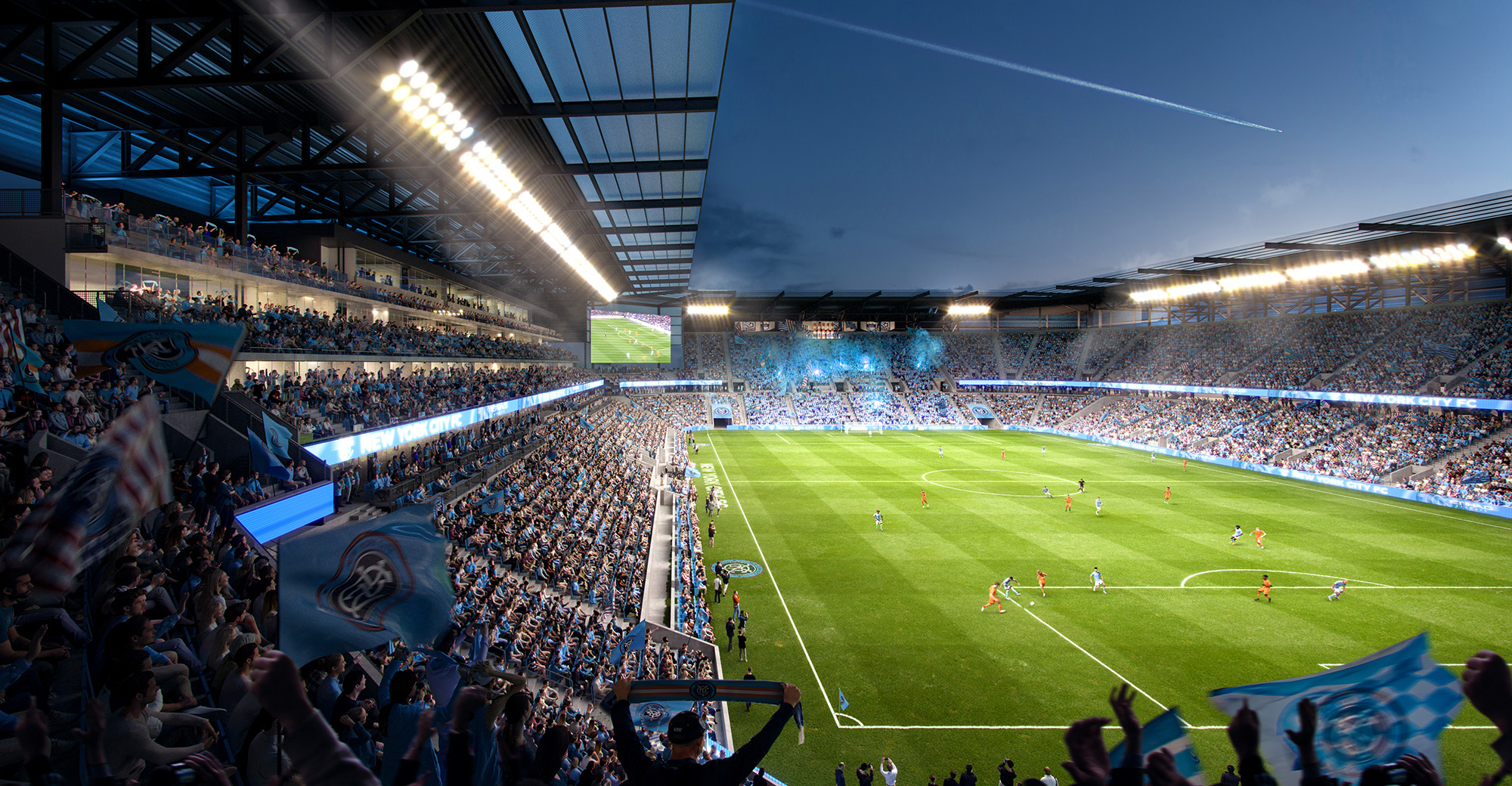 Updated renderings released for new NYCFC stadium Soccer Stadium Digest